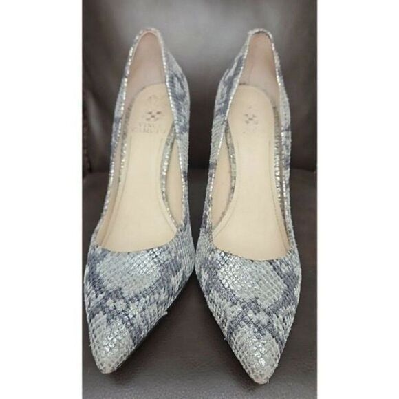 Vince Camuto KAIN Snakeskin Print High Heels Shoes Women's Size 8.5 - Picture 2 of 8